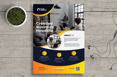 精致文艺品牌 产品海报传单模版素材下载